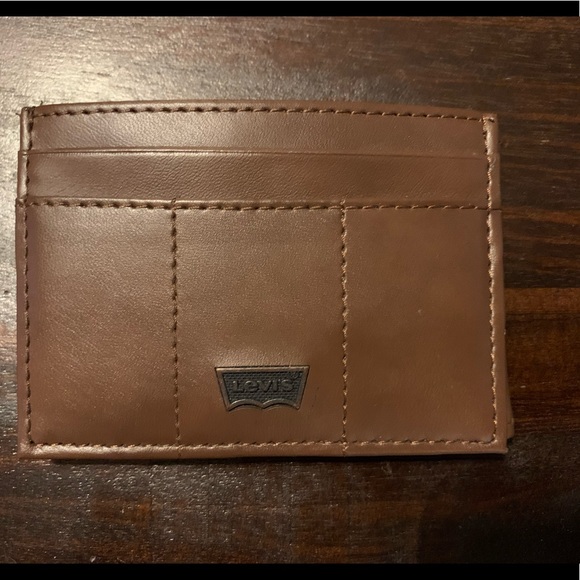 Levi's Other - Levi’s Mens Small Magnetic Wallet, Brown, Brown Not Tan, NWOT, Never Used